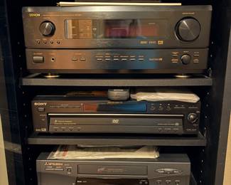 Stereo Equipment by Denon, Sony & Mitsubishi 