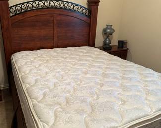 Queen Bed with base and mattress