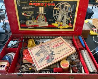 AC GILBERT ERECTOR SET 8 1/2 Giant Ferris Wheel 1938 