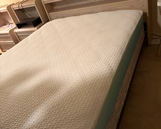 Queen Bed, headboard and mattress