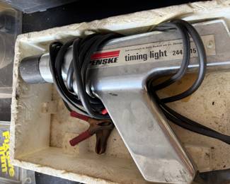  SEARS & WARDS PENSKE 244.2115 TIMING LIGHT W/BOX & MANUAL + WARDS 