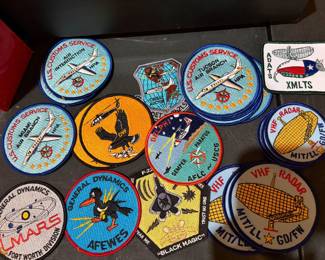 Boarder Patrol patches and General Dynamics patches