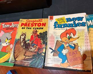 Walter Lentz Comic Books, 1952 Dell Four Sergeant Preston of the Yukon 
