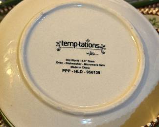 Temptations dish collection - all pieces sold separately