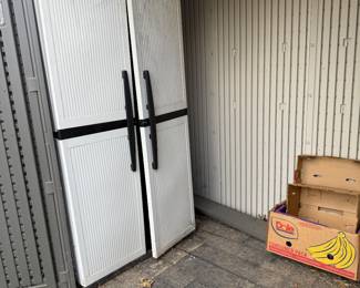 storage cabinet 5'11"H x 35"W x 18"D