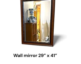 Wall mirror 29" x 41"