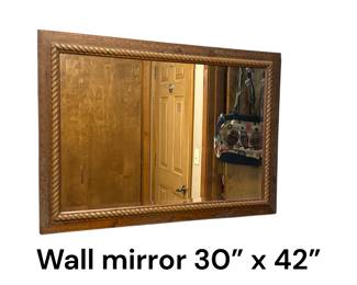wall mirror 30" x 42"