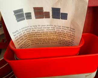 2 pc storage bag molders