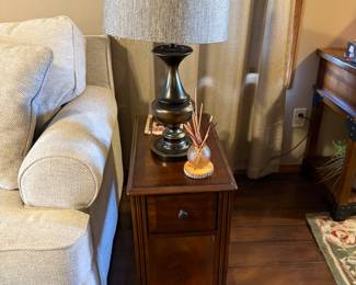 end tables; lamps