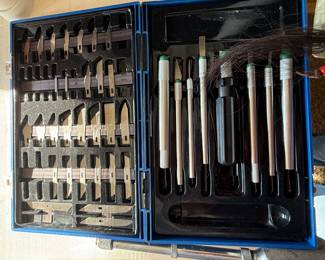 Gun making tools, workbench and many many misc items