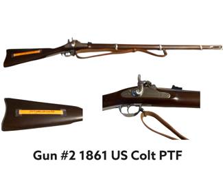 Gun #2 1861 US Colt PTF