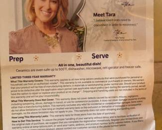 Temptations dish collection - all pieces sold separately