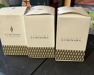 Luminara candles - battery operated