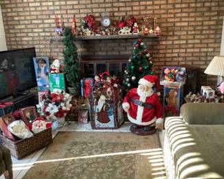 Santa rises and sings 