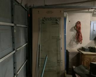 Anderson new glass shower door, never used 