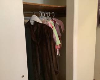 Nice mink with matching hat 