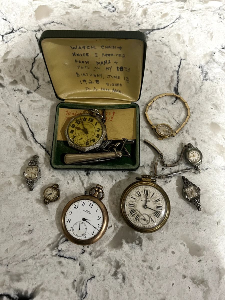 Vintage pocket watches