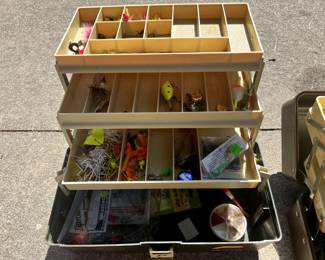 Fishing tackle and tackle boxes