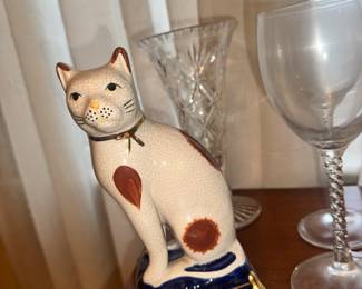 pair of Fitz + Floyd kitties