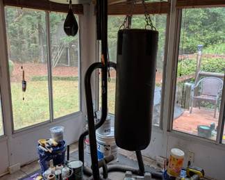 Titan Dual Station Boxing Stand