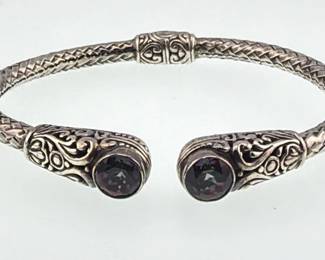 Sterling mystic topaz bracelet