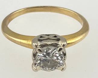 14kt diamond ring approx. 0.55ctw