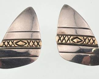 Native American 14kt sterling earrings
