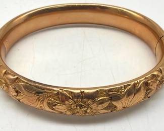 Vintage gold filled bangle