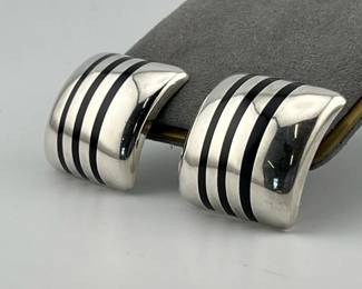 Sterling Bayanihan enamel earrings