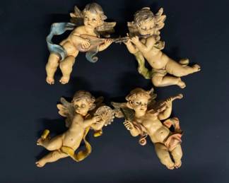 Lot of assorted Depose Italy cherub and angel figures