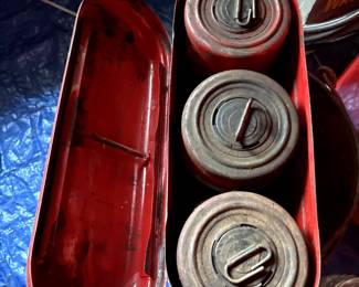 Antiques, Vintage Kerosene Road Flares