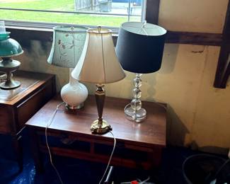 Lamps, Furniture, Coffee Table, End Tables