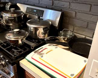 Pots, Pans, Cutting Boards