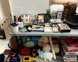 Jewelry, Toys, Board Games