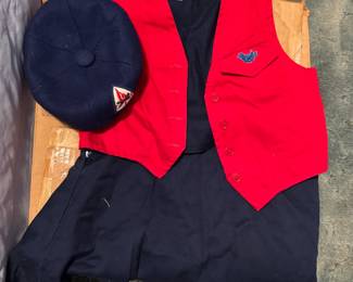 Vintage Blue Bird Uniform