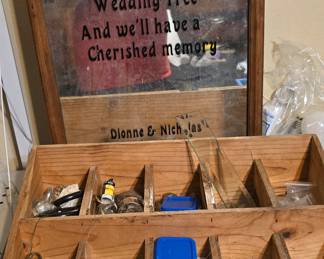 Antique Shaving Mirror - Box of Prisms