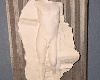 Male Figurine Plaque - Give this to your favorite guy for Christmas!!