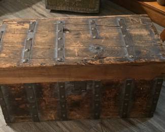 Antique Primitive Trunk