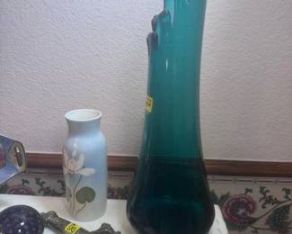 Mid- Century Modern Glassware and daggers