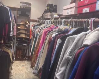 Cowboy hats , Boots,    AND   LOTS more ladies CLOTHES   size Med and Aggie Clothes and Shoes