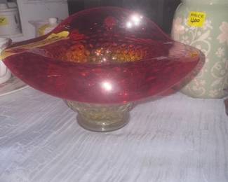 Mixed color hob-nob glass