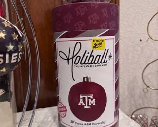 ATM and  LSU Holiballs for the for the Christmas CHAIRS