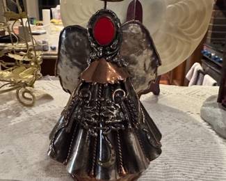Spain Copper and Metal Glory Angel Handmade