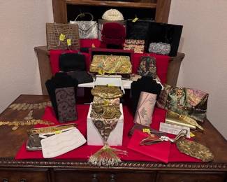 Vintage Handbags, Belts, and Cloths. Vintage men's Levi Jeans