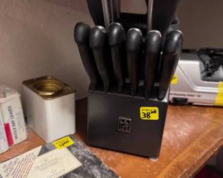 Knife Set  Check out the Pantry Closet while you are  at the Estate Sale