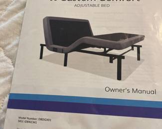 IDEALBED CUSTOM COMFORT
ADJUSTABLE BEDS— two matching, side by side adjustable beds. This is the owner’s manual.