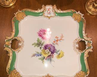 Meissen porcelain tray