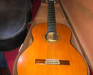 Incredible Jose Ramirez 1965 acoustic guitar. The "PC" stamp found inside the soundhole indicates the specific master artisan in the José Ramírez III workshop who built the guitar-Pedro Contreras Valbuena was one of the most experienced luthiers in the shop at that time. The 1960s were a pivotal period where José Ramírez III pioneered the use of cedar tops and a longer 664mm scale length that became a world standard for concert classical guitars 