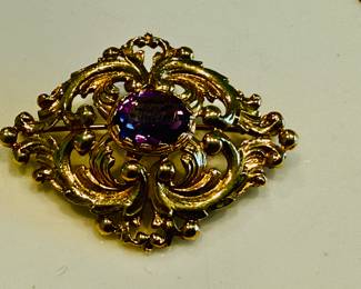 14s amethyst pin.