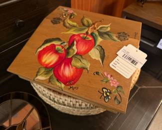 Hand Painted Stationery Box 